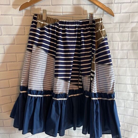 Pitchfork Brand VTG Stripe Western Circle Skirt - Picture 4 of 6